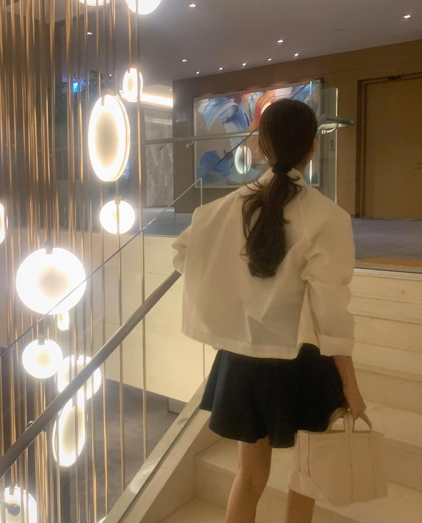 ivory-s即納 Liter ari pleats skirt pants
