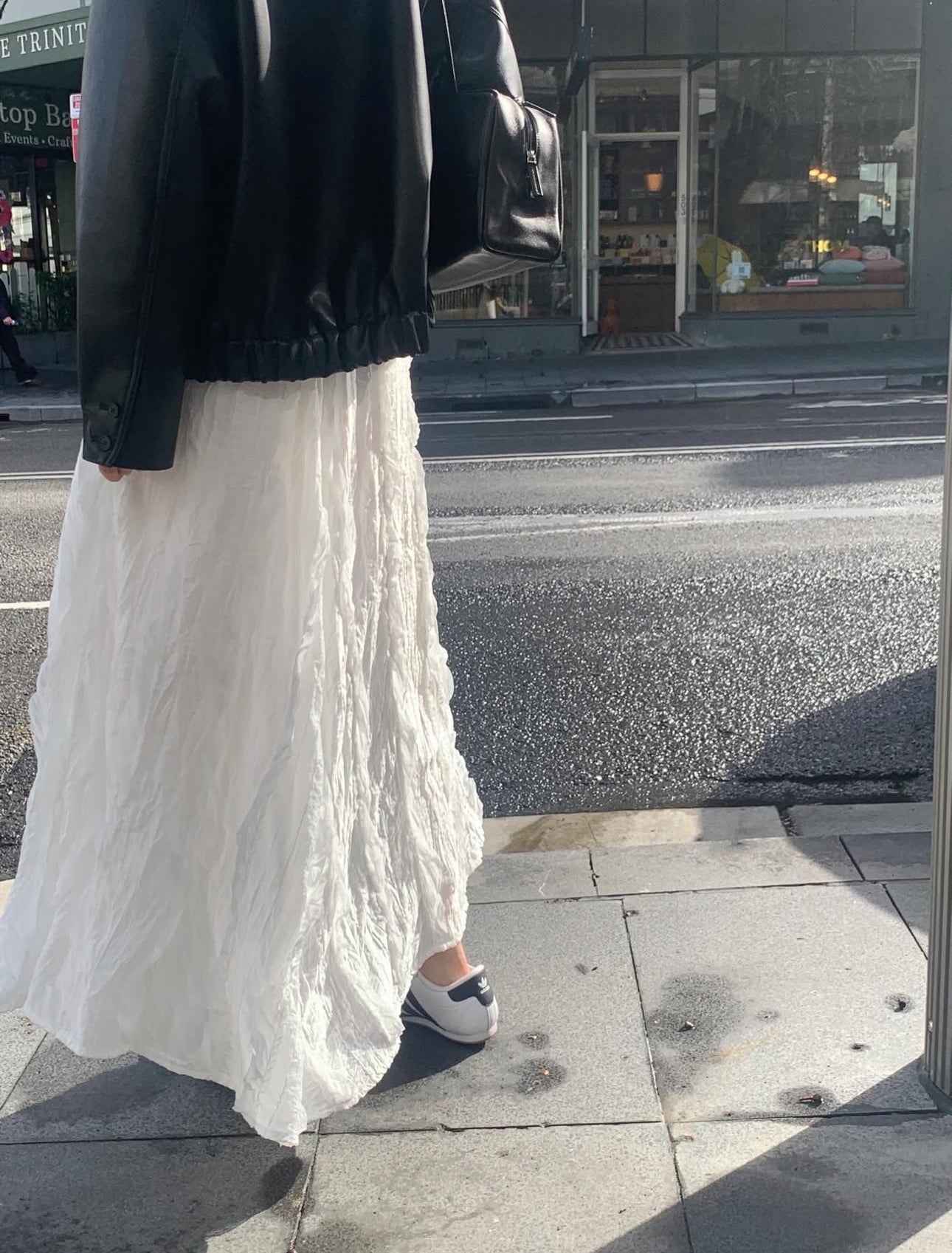 liter giselle ruffle skirt-2col