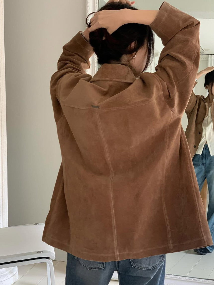 Bern suede jacket-2col