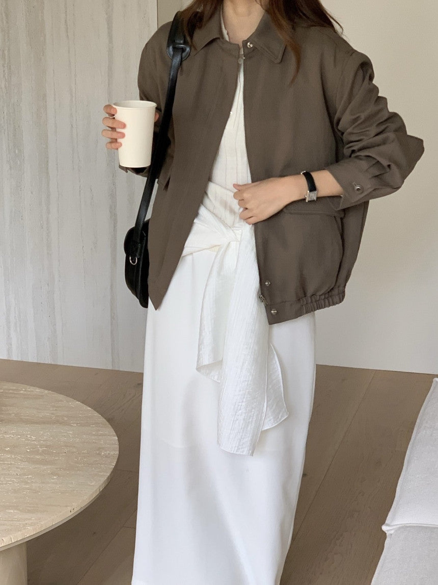 Fizt lyocell blouson-3col