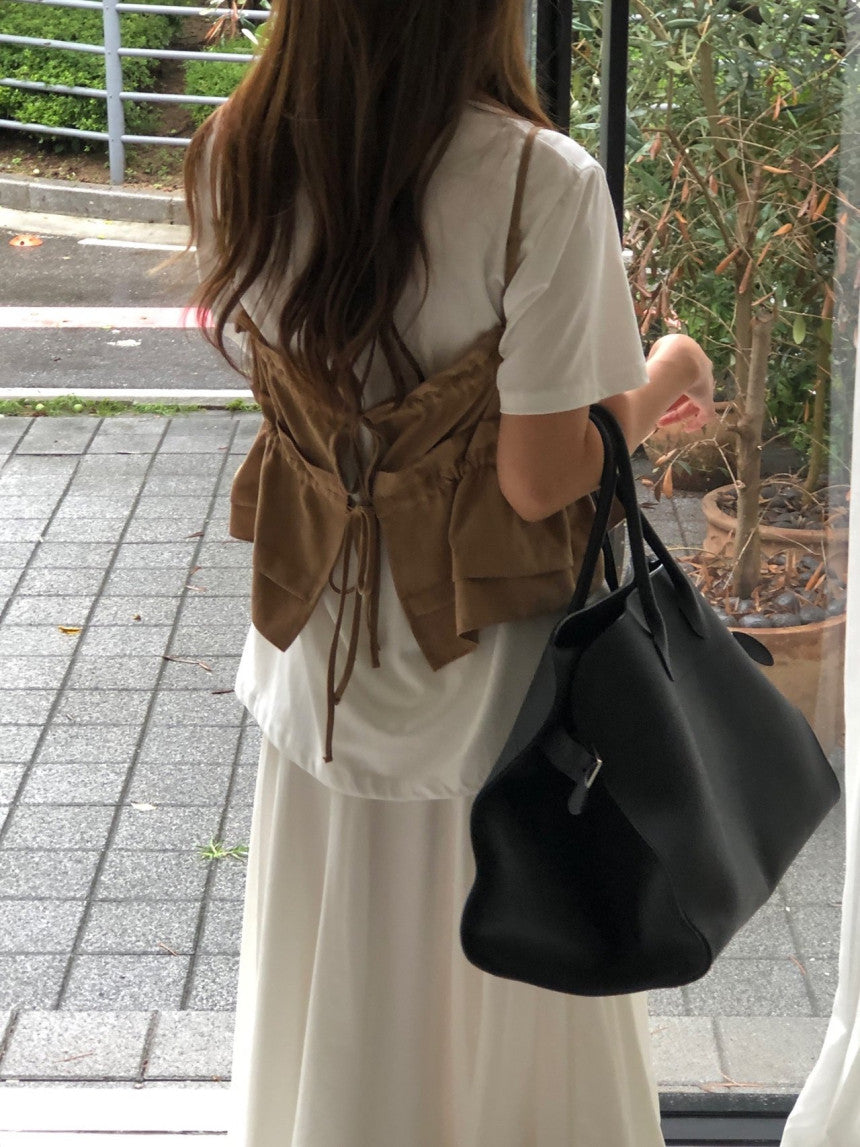 Surry pitch shirring bustier