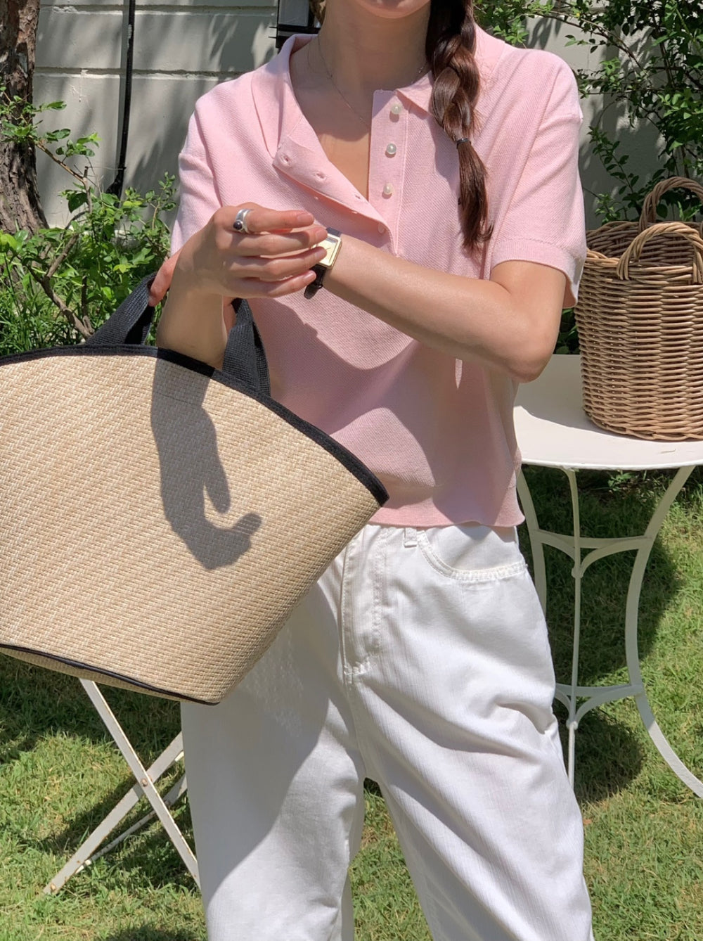 Nud collar knit-4col