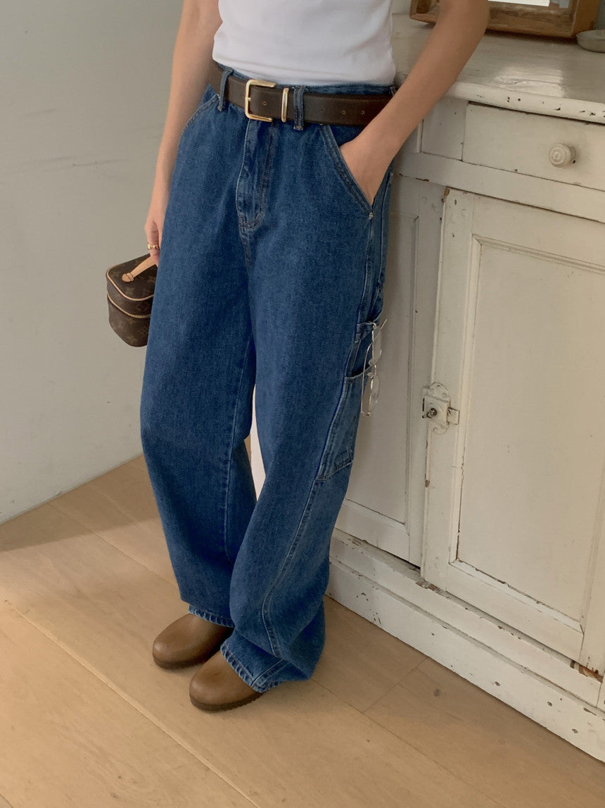 113 Carpenter denim ショート丈あり
