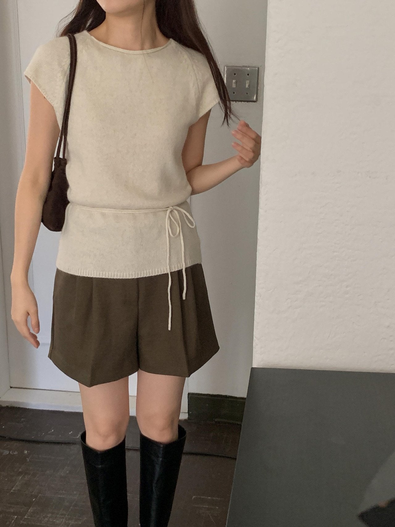 Fox belt knit-3col