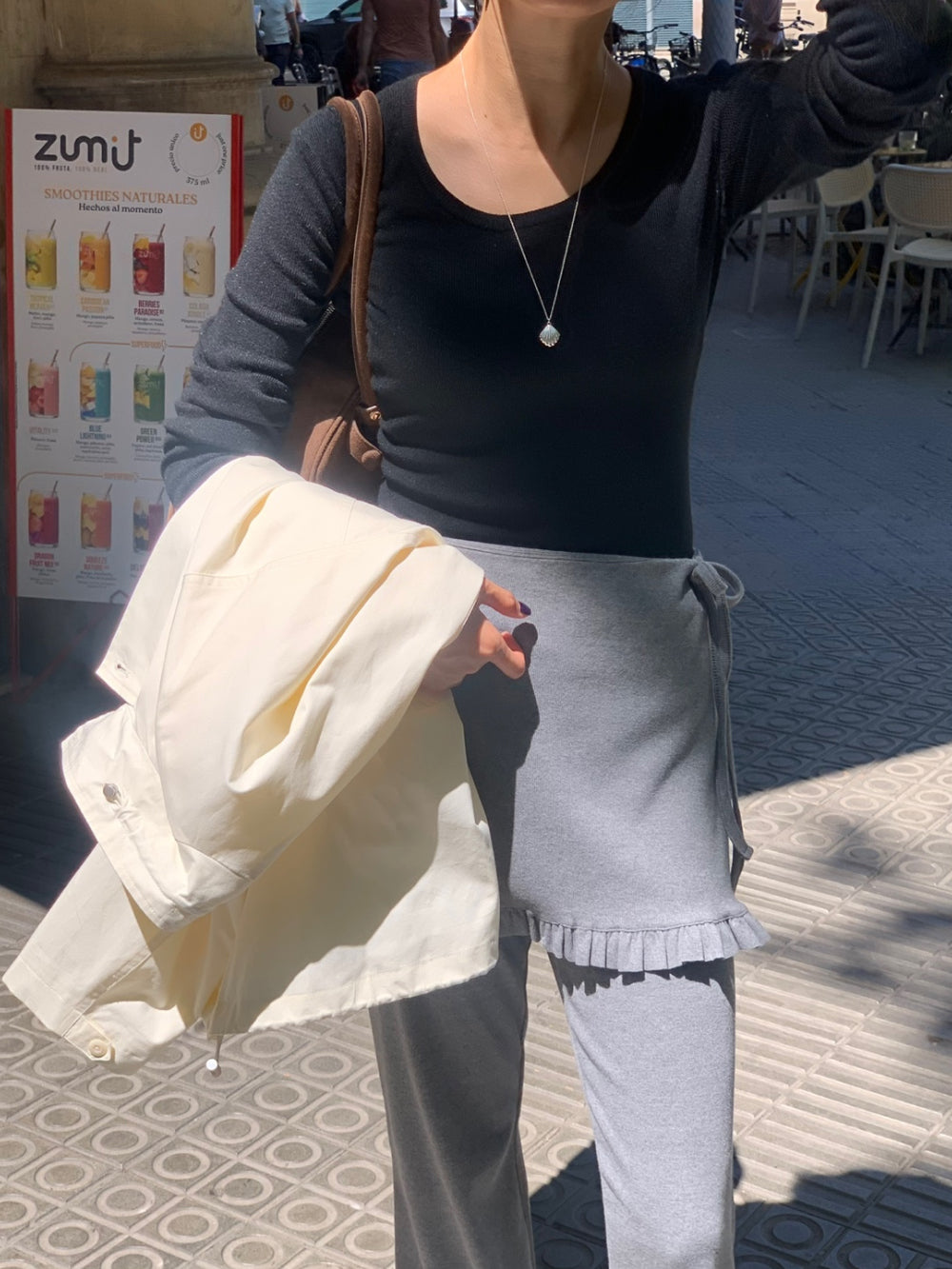 Pov skirt pants-2col