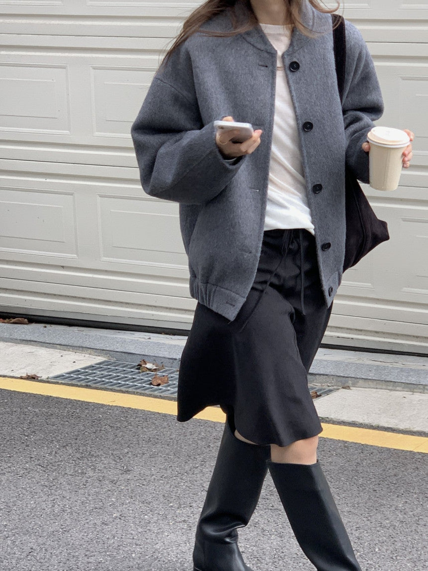 Nua handmade blouson-2col