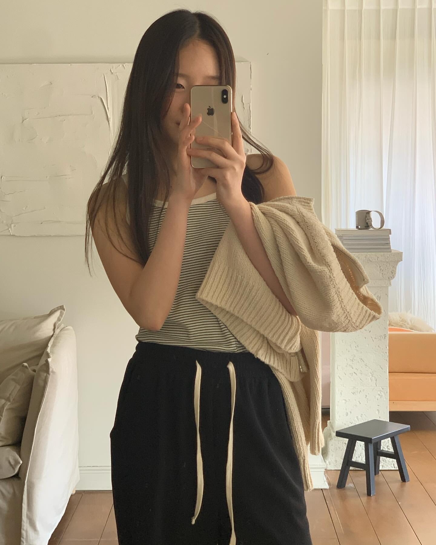 Relaxed pants-5col