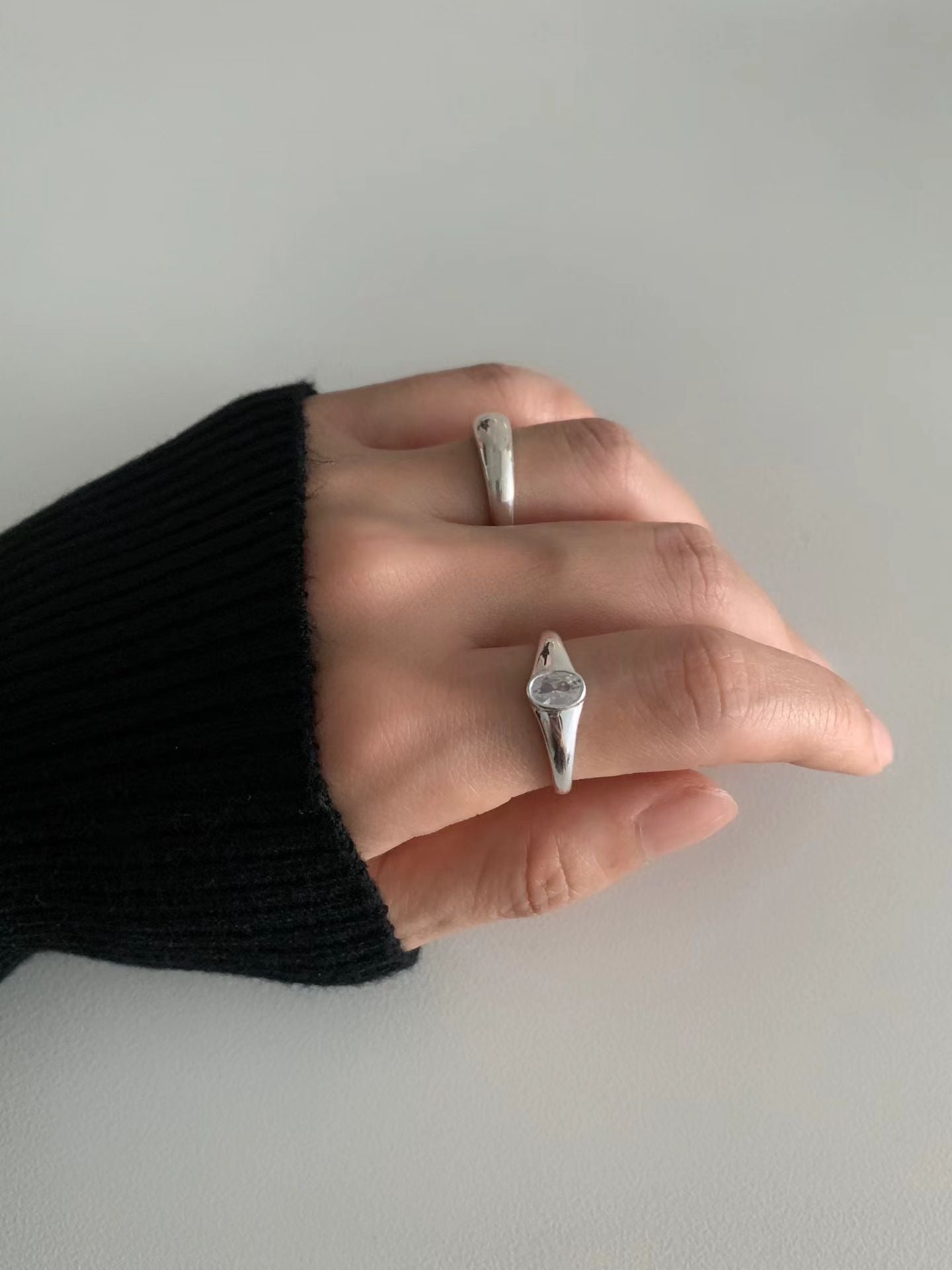 Classic Cubic Opening Ring