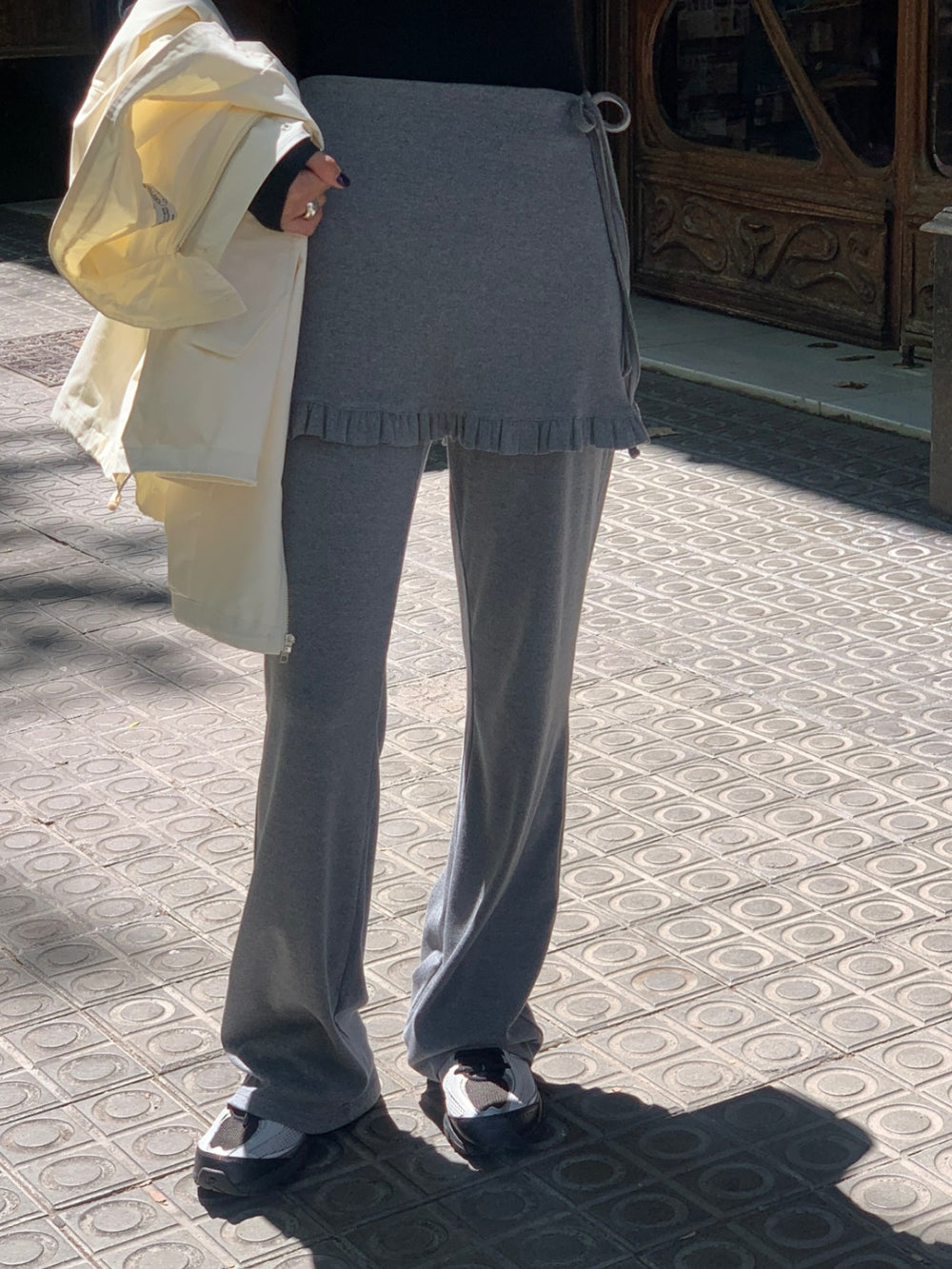 Pov skirt pants-2col