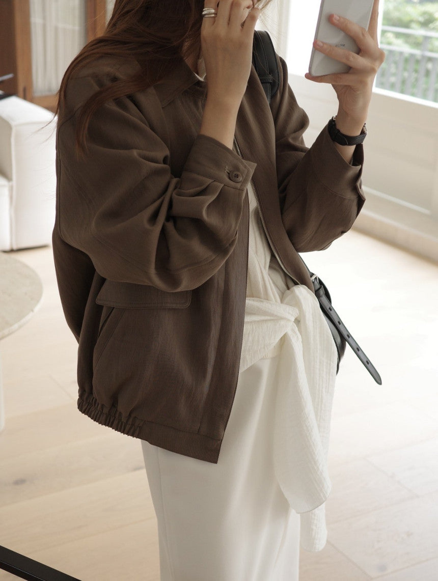Fizt lyocell blouson-3col