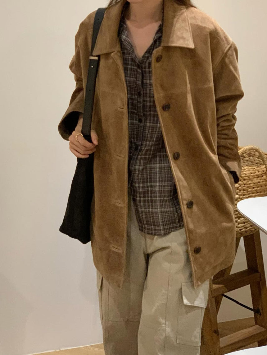 Bern suede jacket-2col
