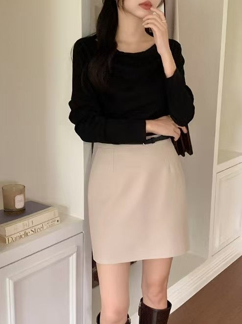 Jenny shirring T-4col