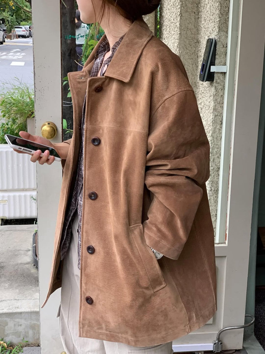Bern suede jacket-2col