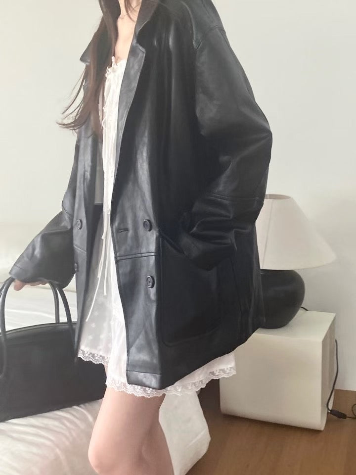 Poul leather jacket