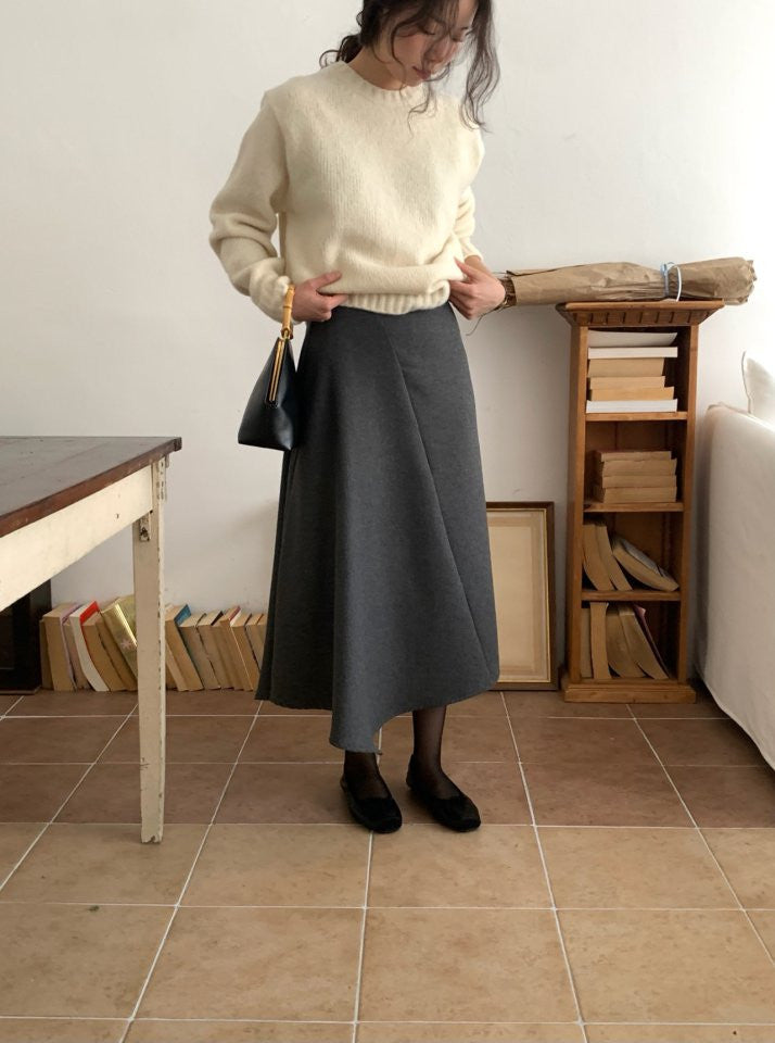 Unbal cut skirt