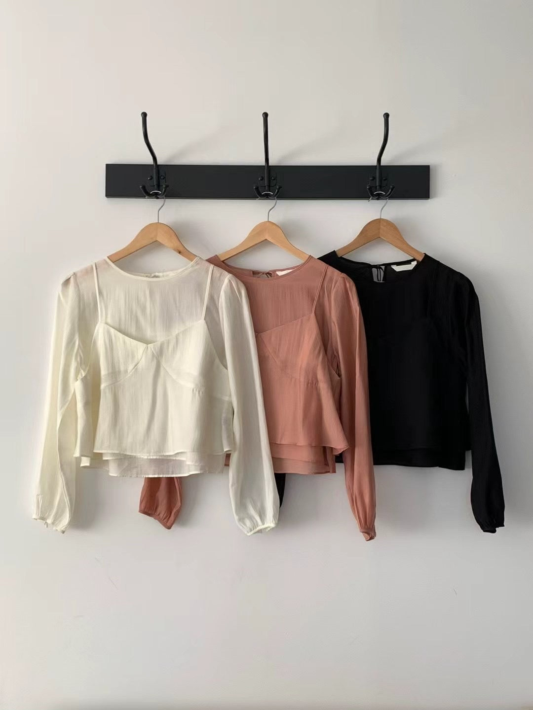 Seyrene bustier blouse set-2col
