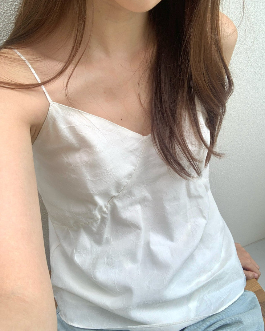 Amuse layered bustier blouse-2col
