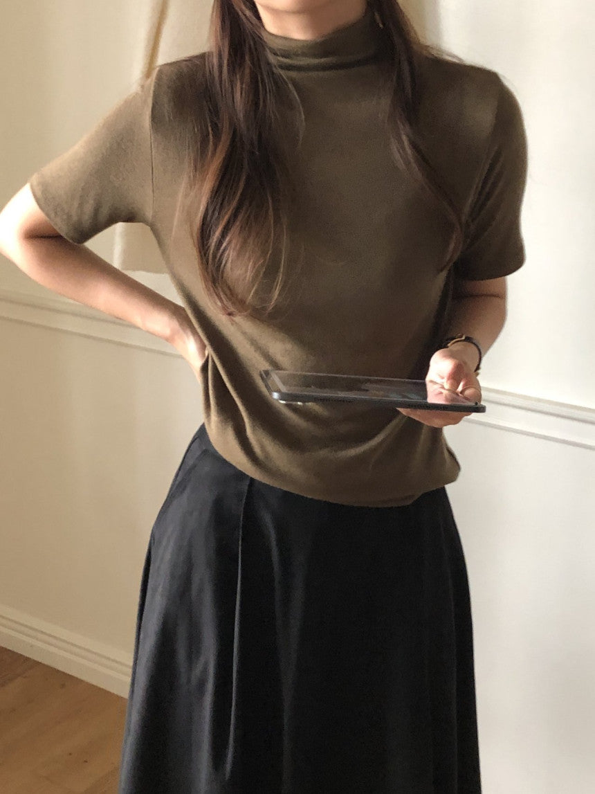 May mock-neck T-4col