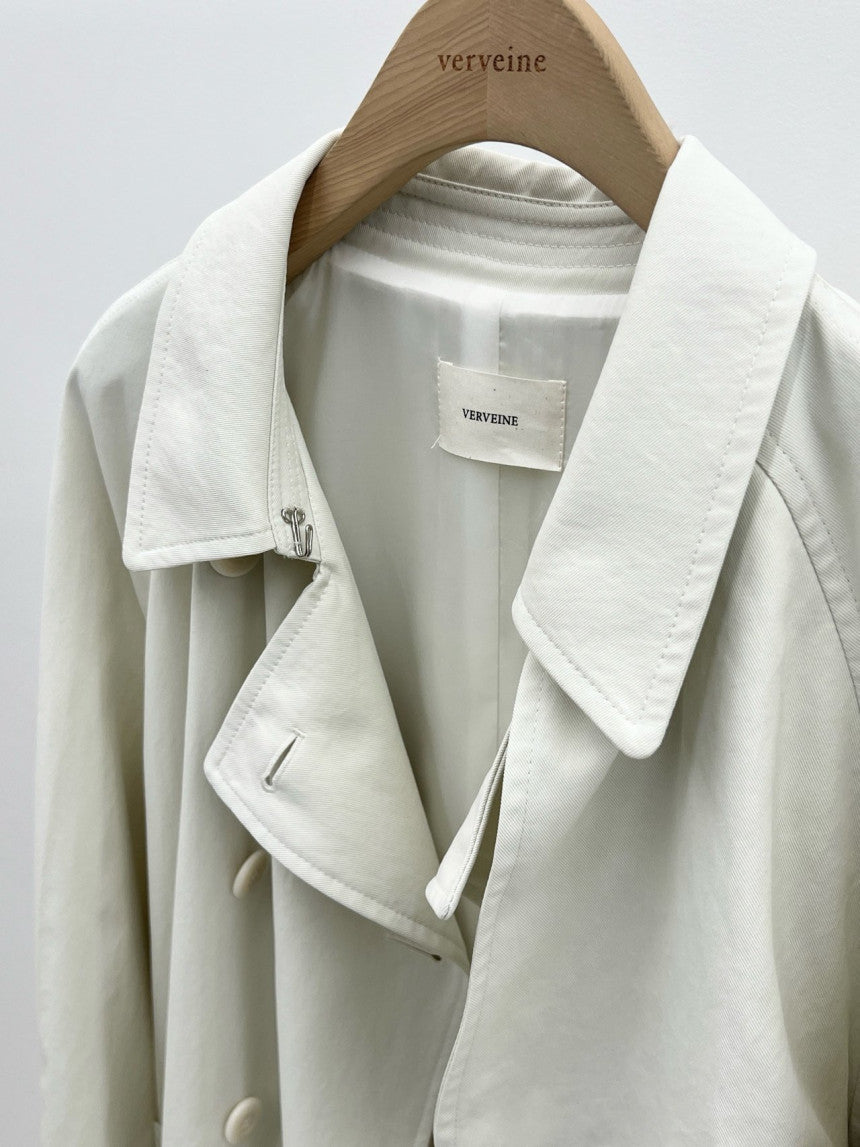 Hyde long trench coat-2col