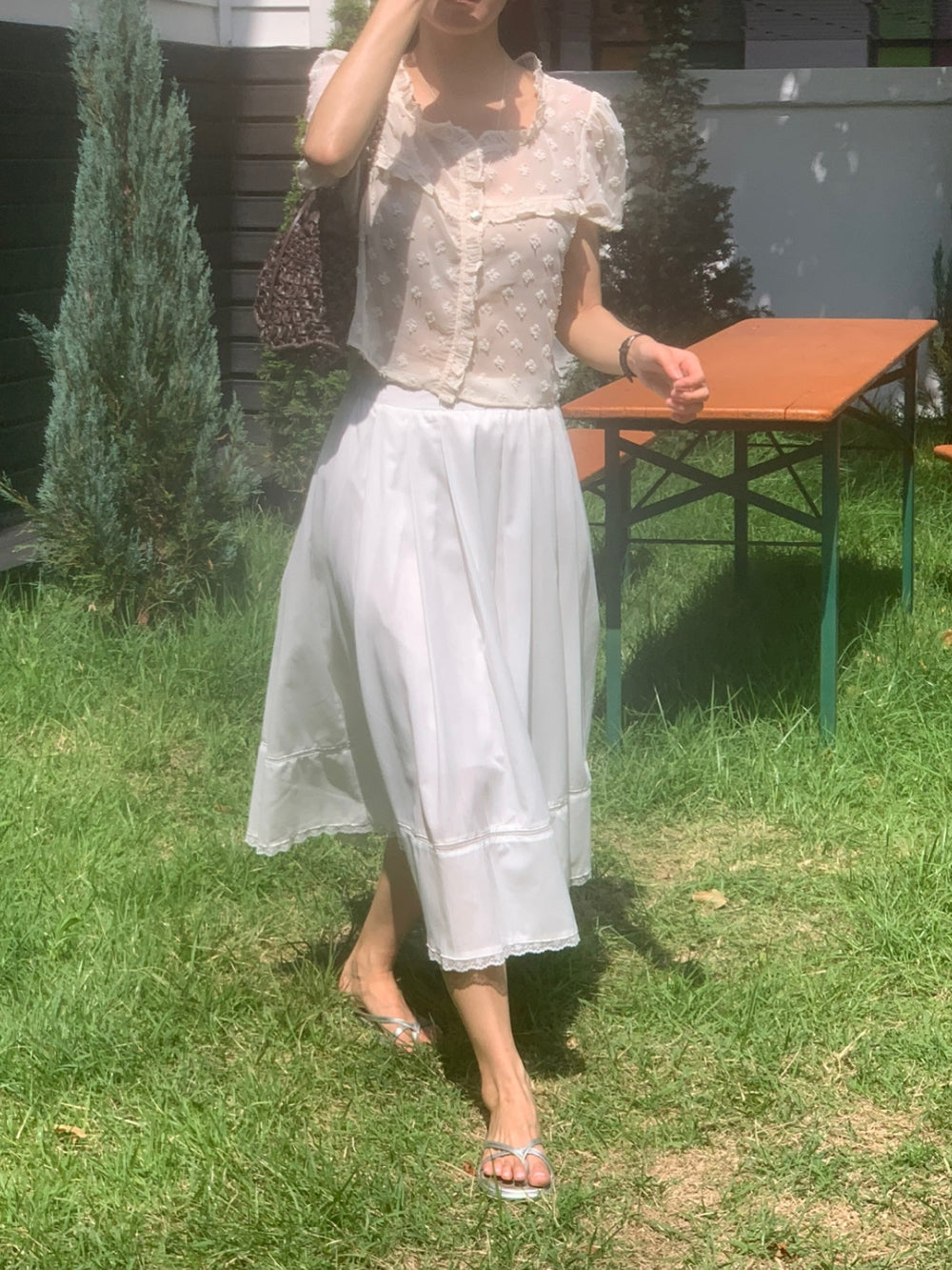 ruffle blouse-2col