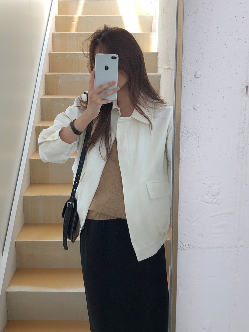 Fizt lyocell blouson-3col