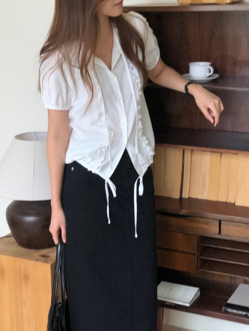 Loha lace half blouse