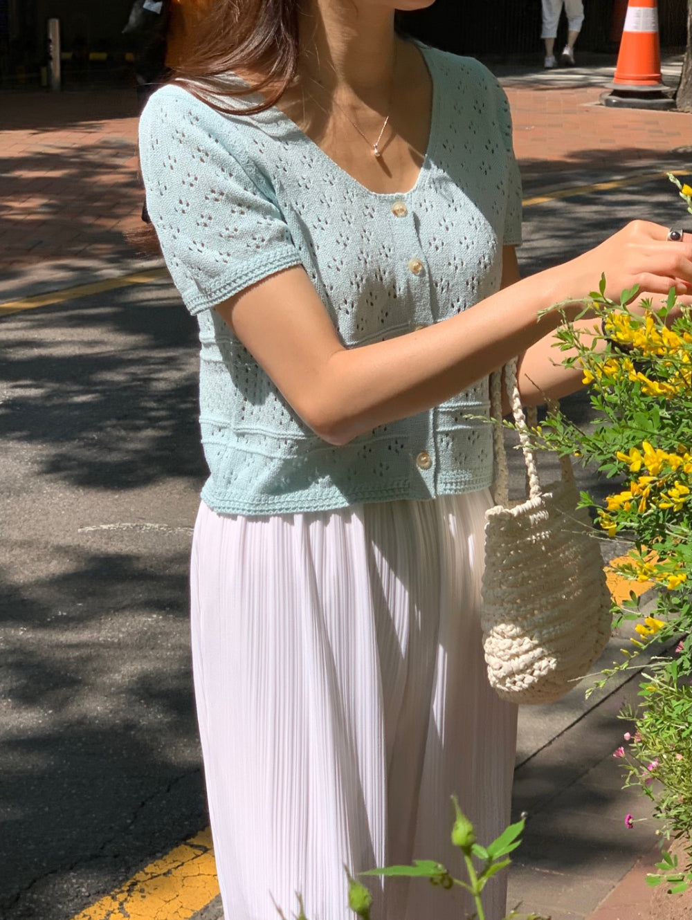 Flute cardigan-3col