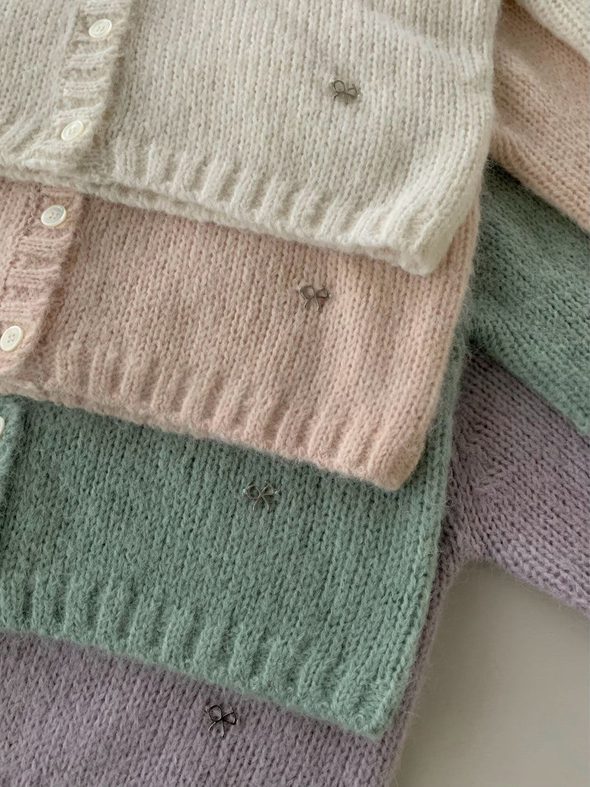 crop alpaca cardigan-4col