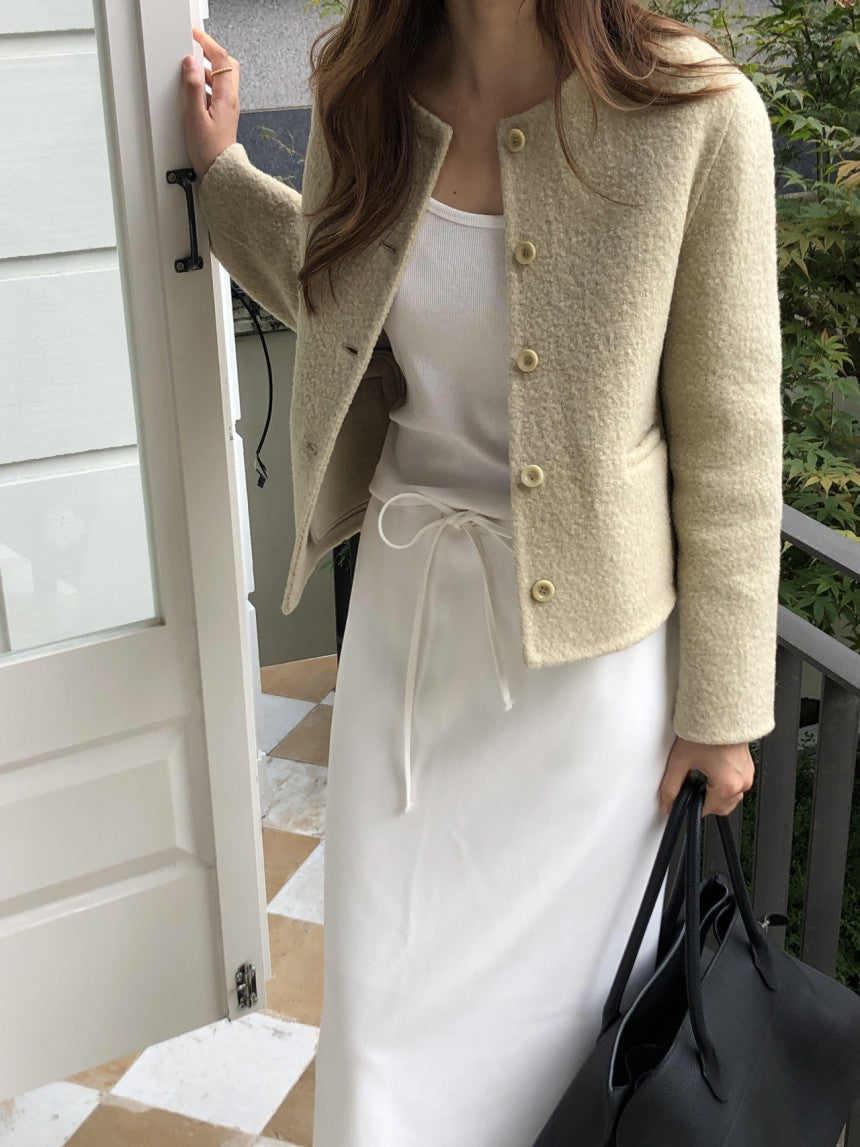 Castle mohair boucle HD jacket-2col