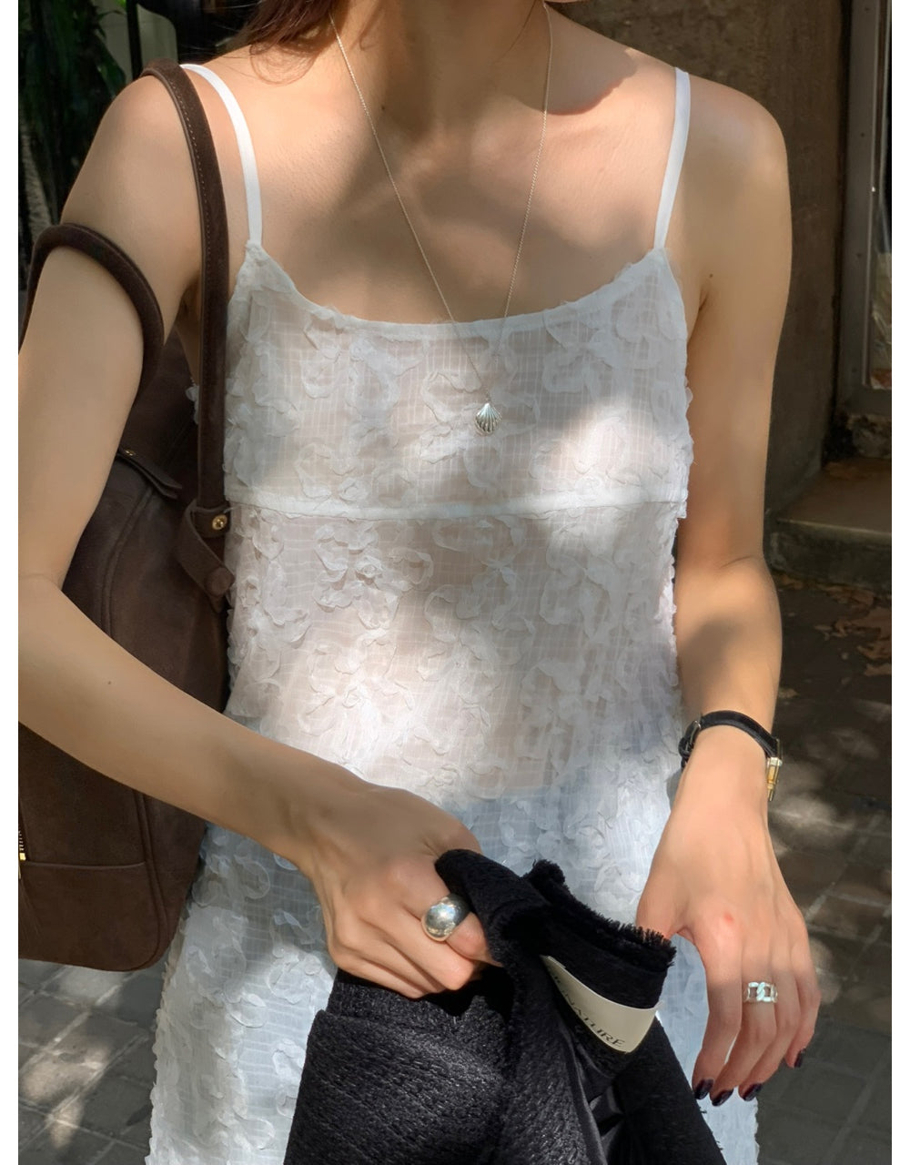 Rosy layered onepiece