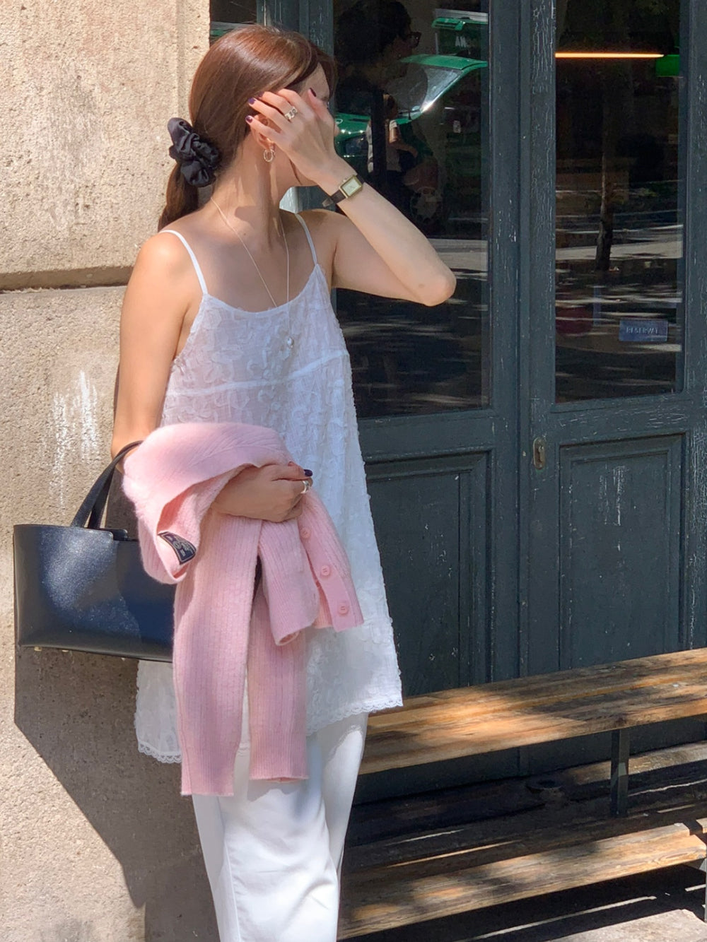 Rosy layered onepiece