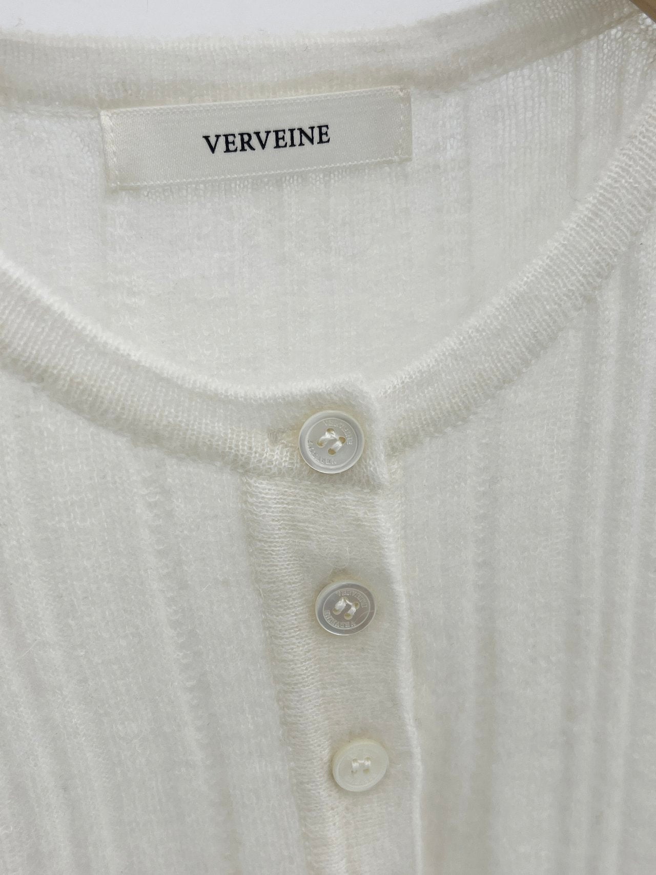 Merci alpaca henley neck knit-3col