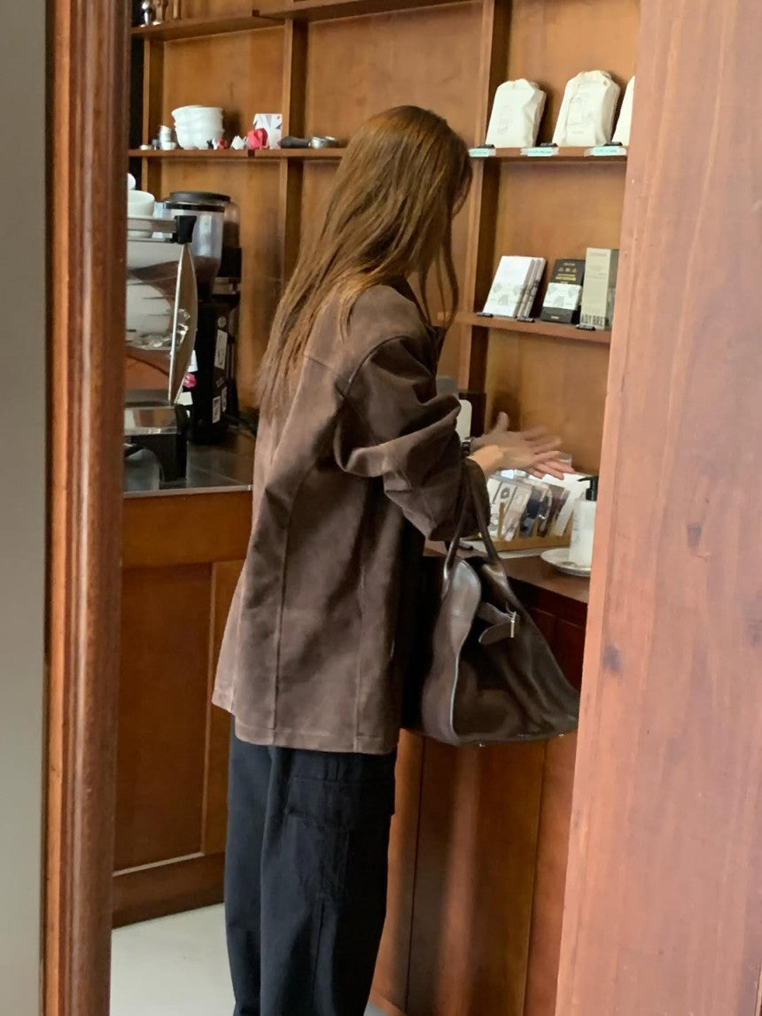 Bern suede jacket-2col