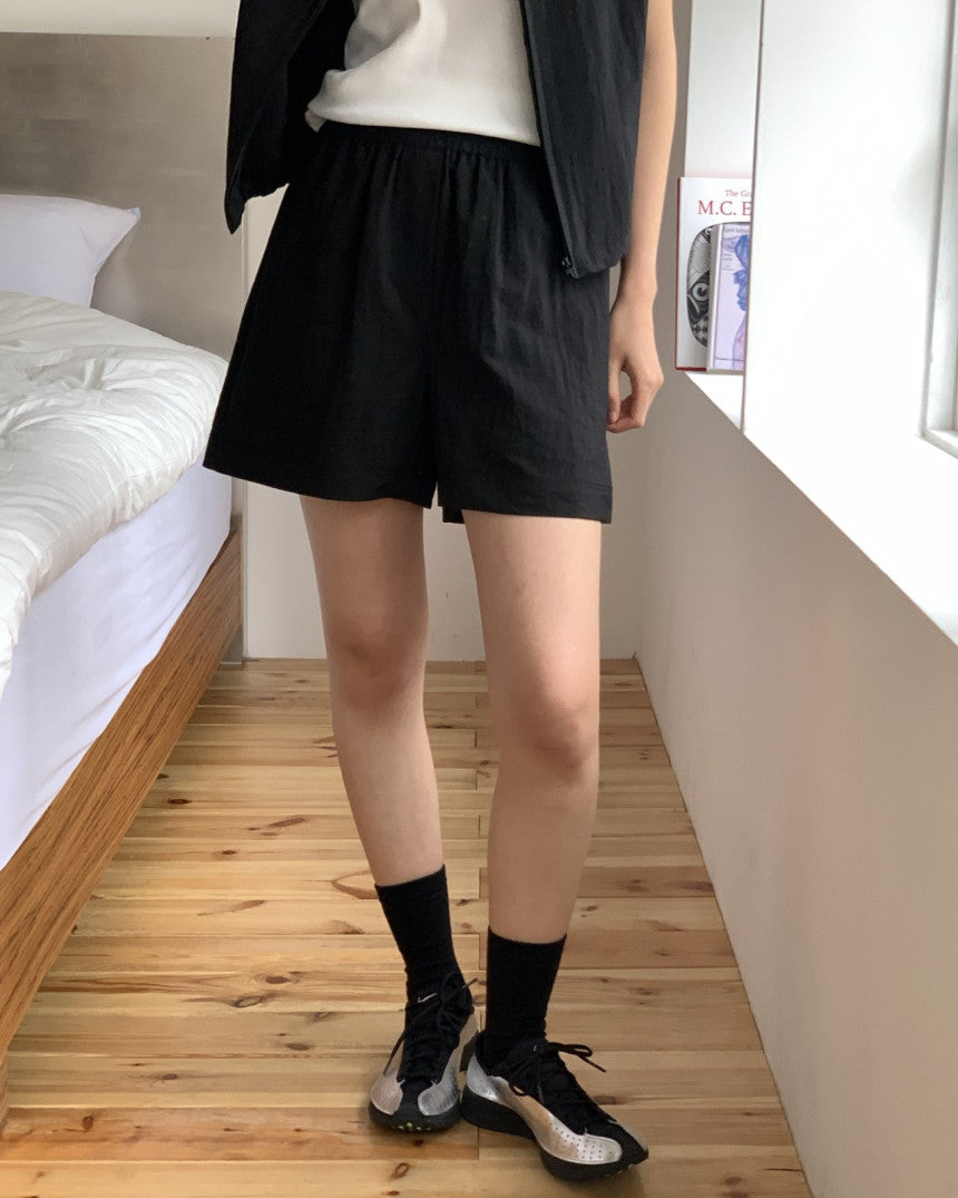 Kessie tencel banding pants-2col