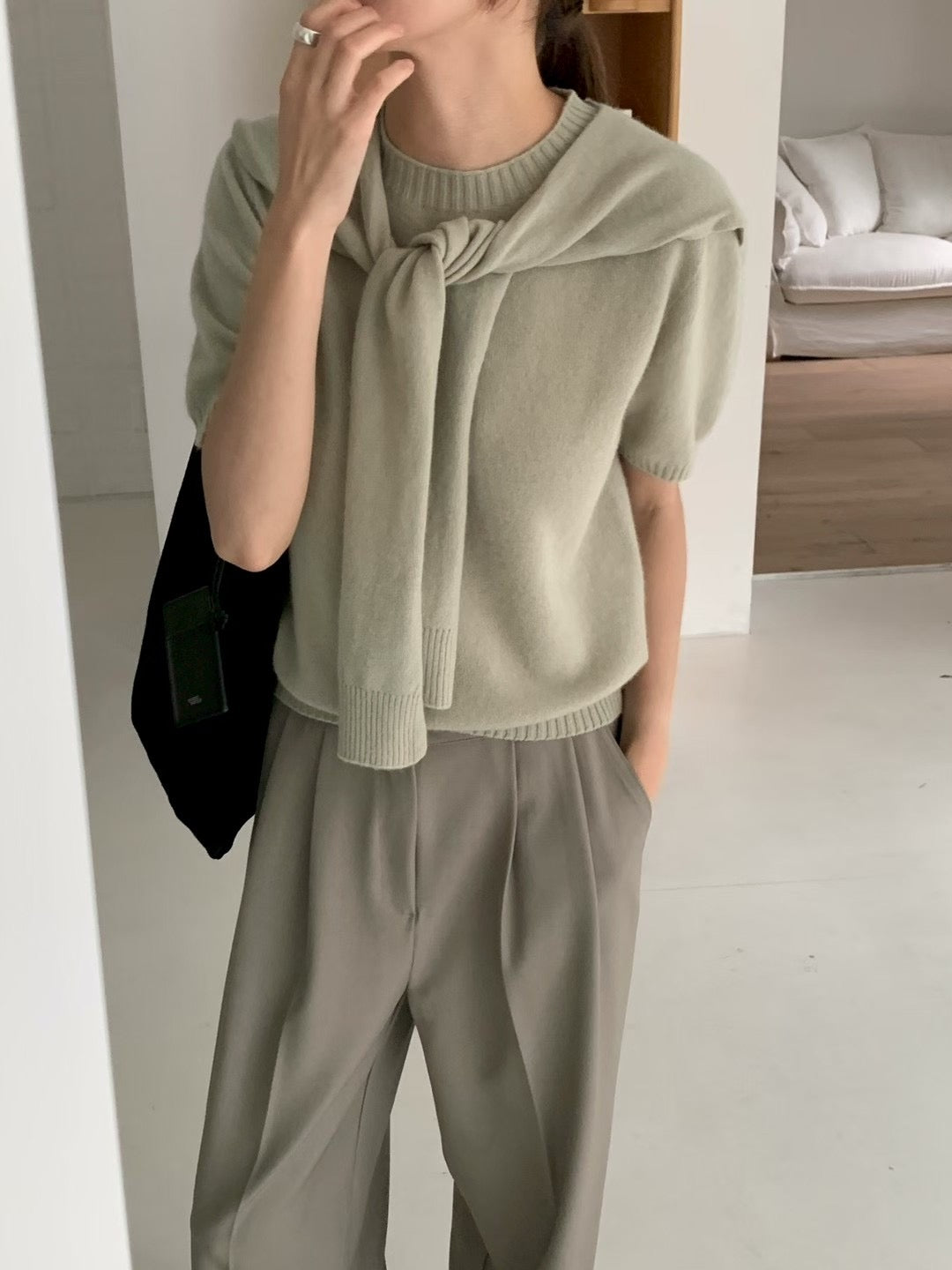 Room and half wholega knit-6col