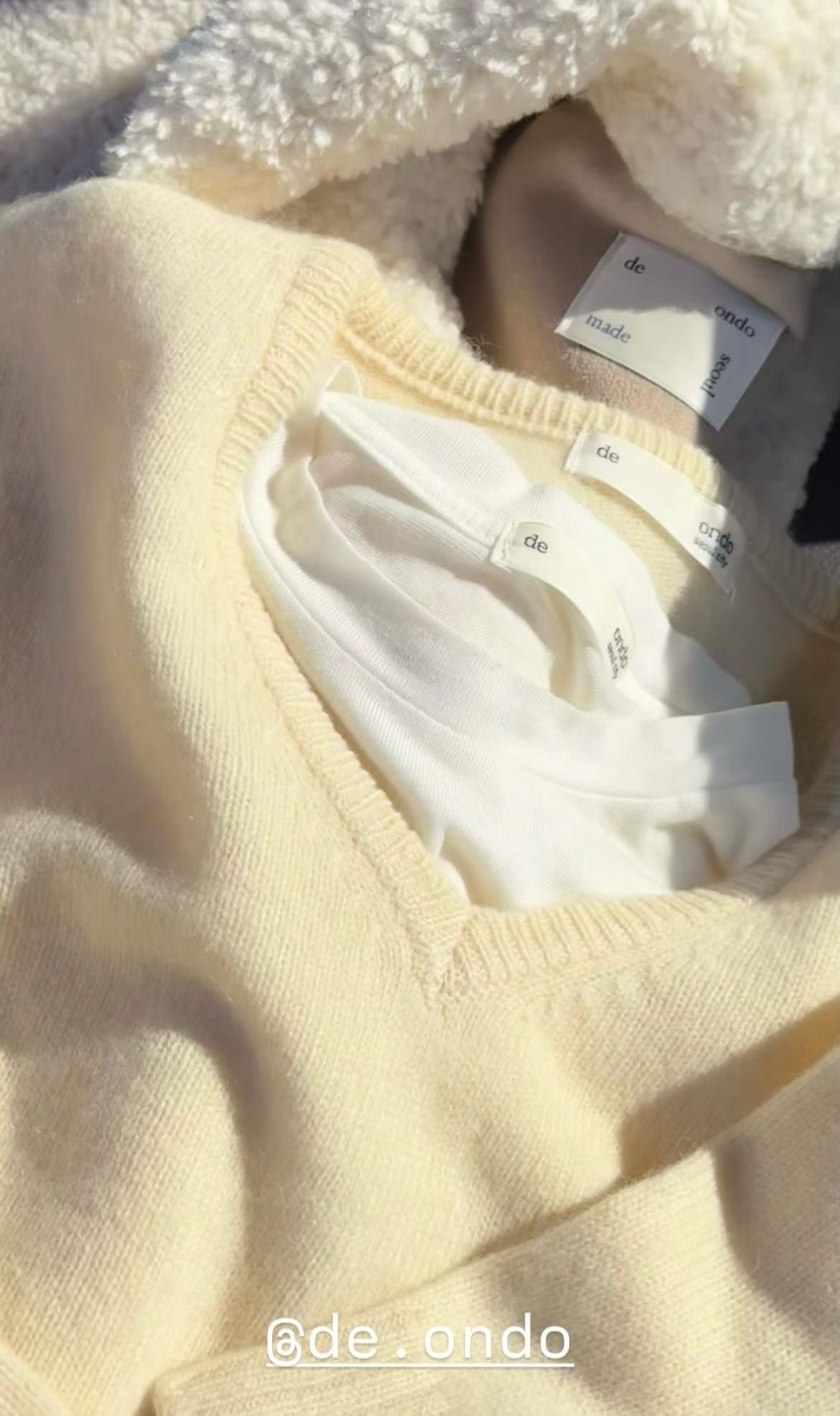 deondo baby alpaca v knit-5col