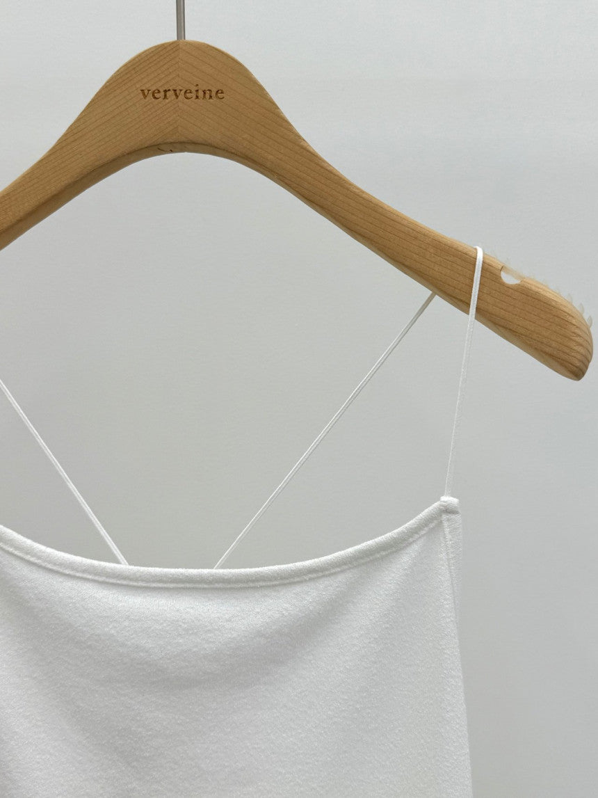 Boucle string sleeveless-4col