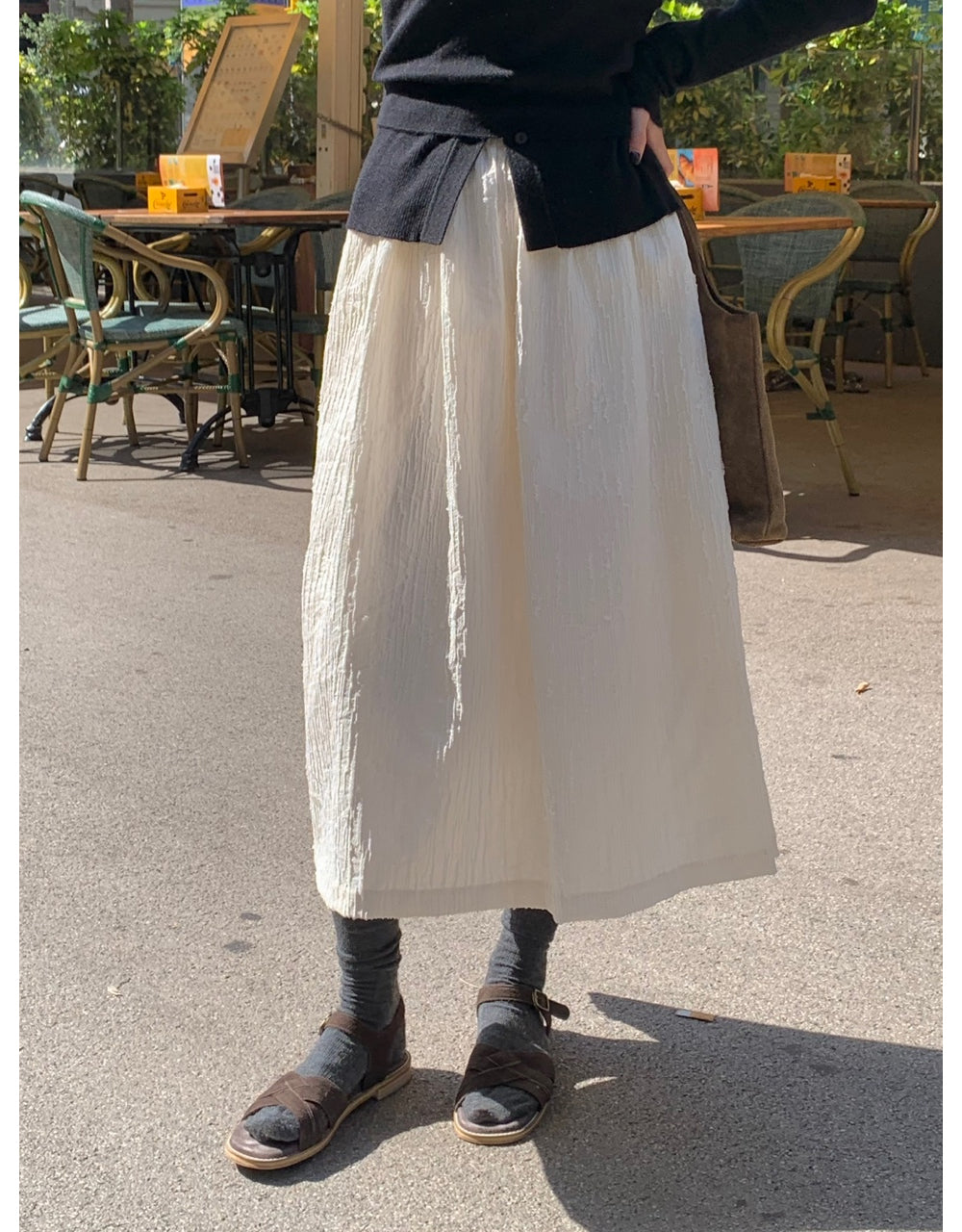chocolat skirt-2col