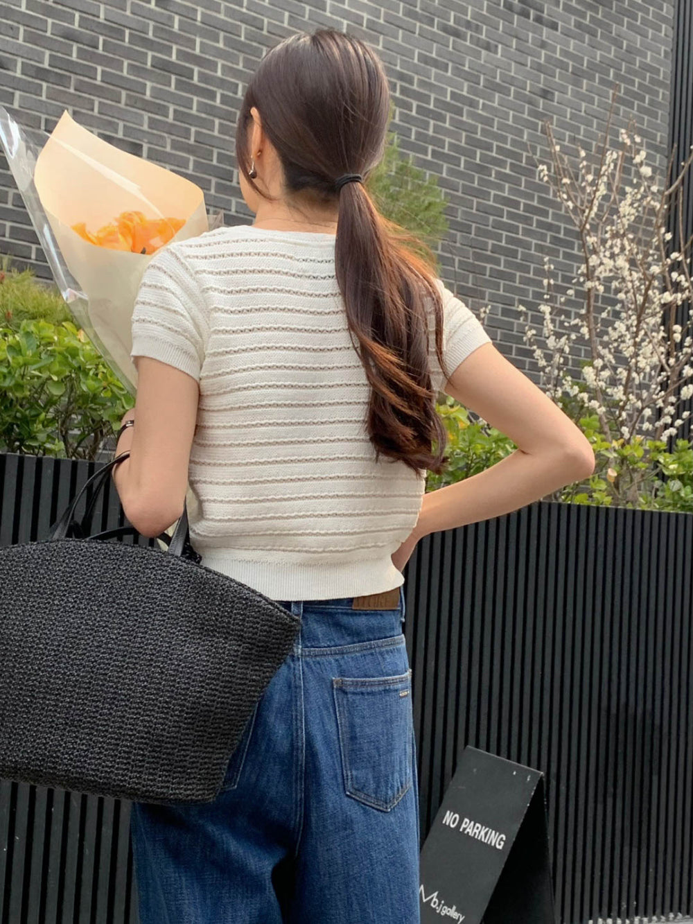 ivory即納 Ami Cardigan-3col
