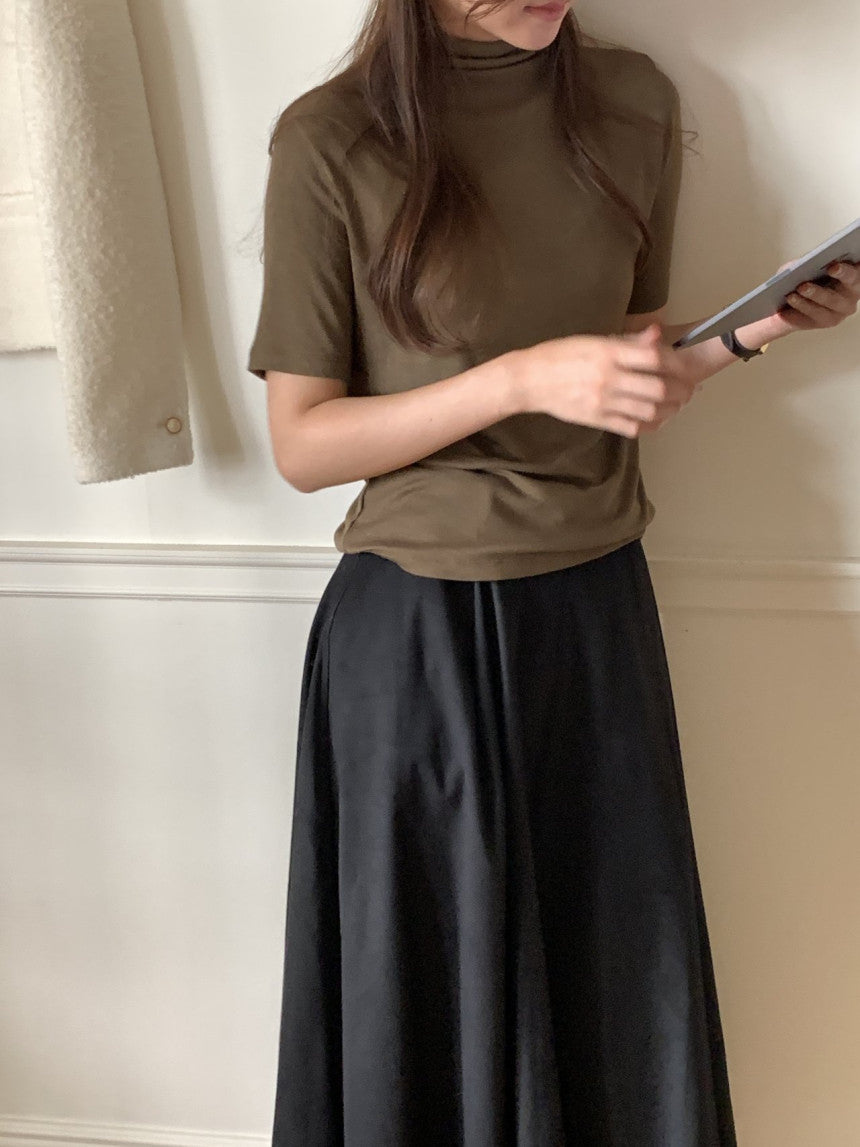 May mock-neck T-4col