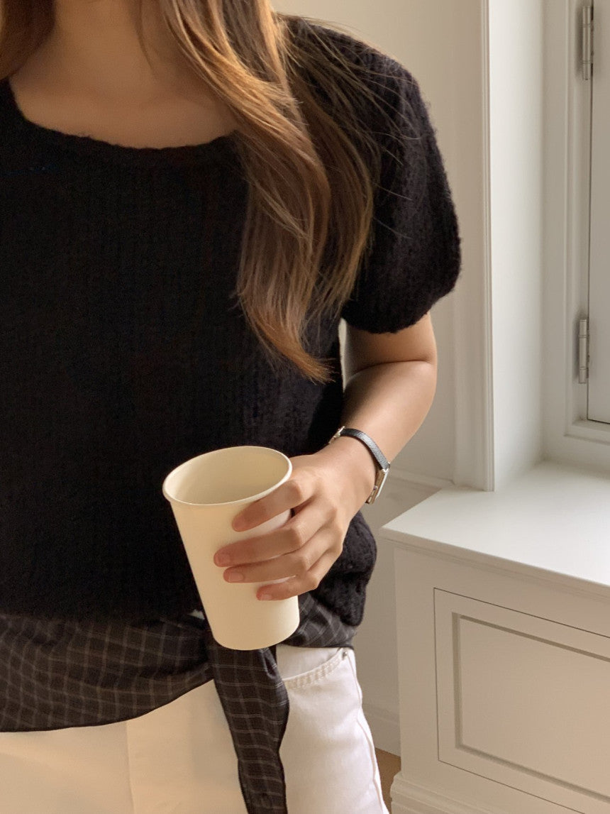 Oslo bulky wool half knit-2col
