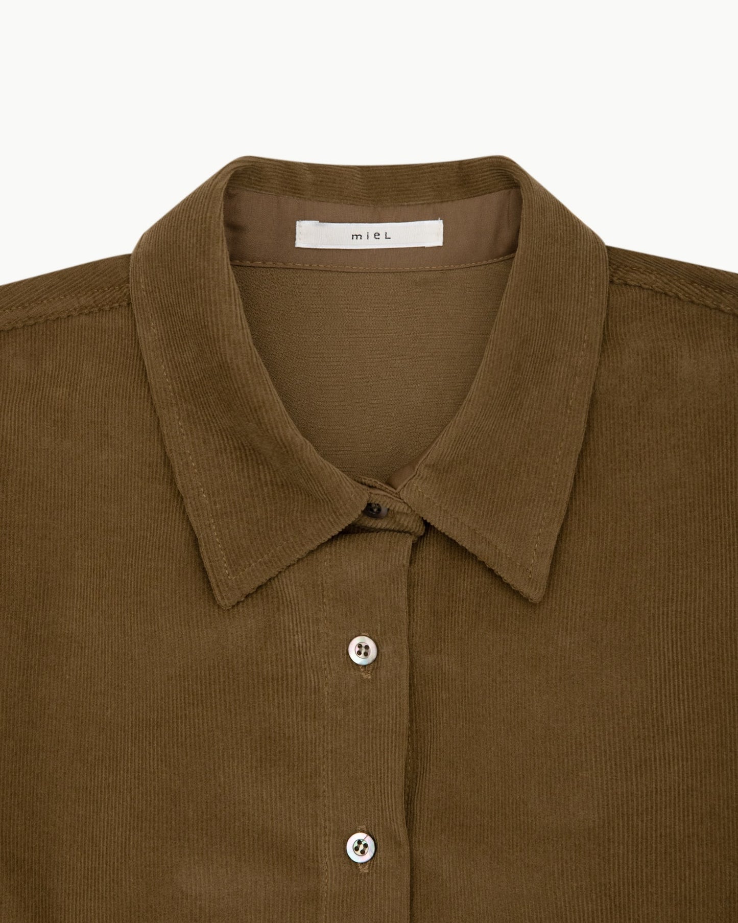 Jockey corduroy shirt-2col