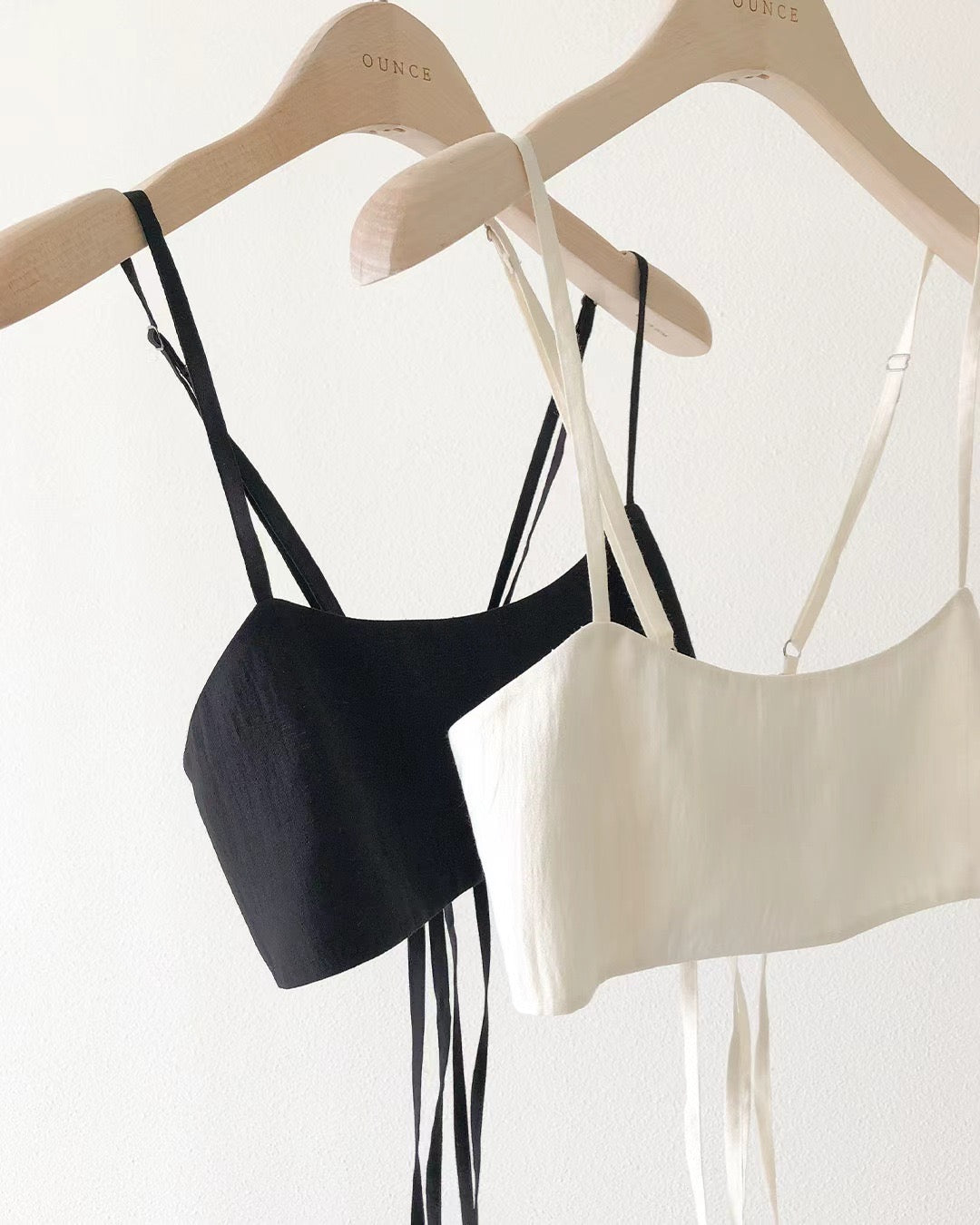 Ounce sage ribbon bustier-2col