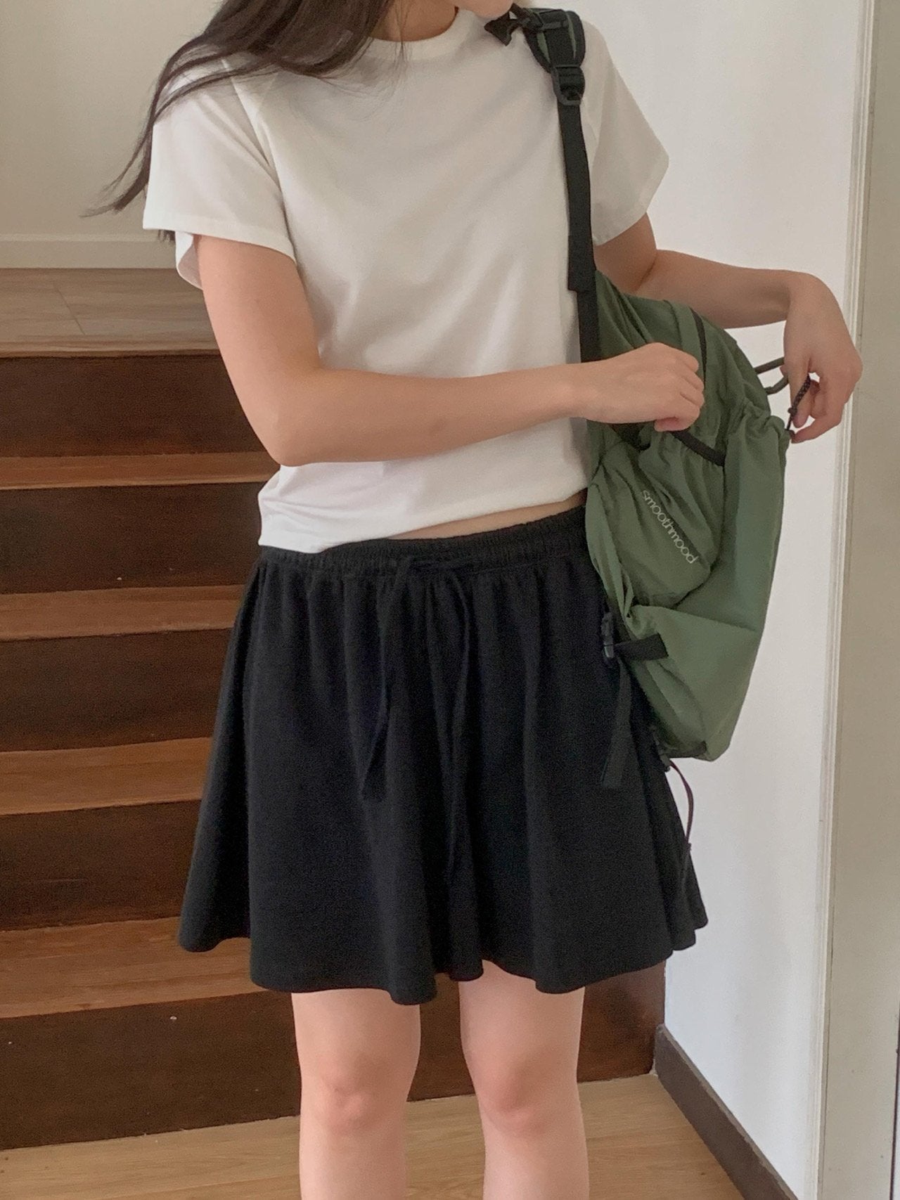 Rush skirt half pants-3col