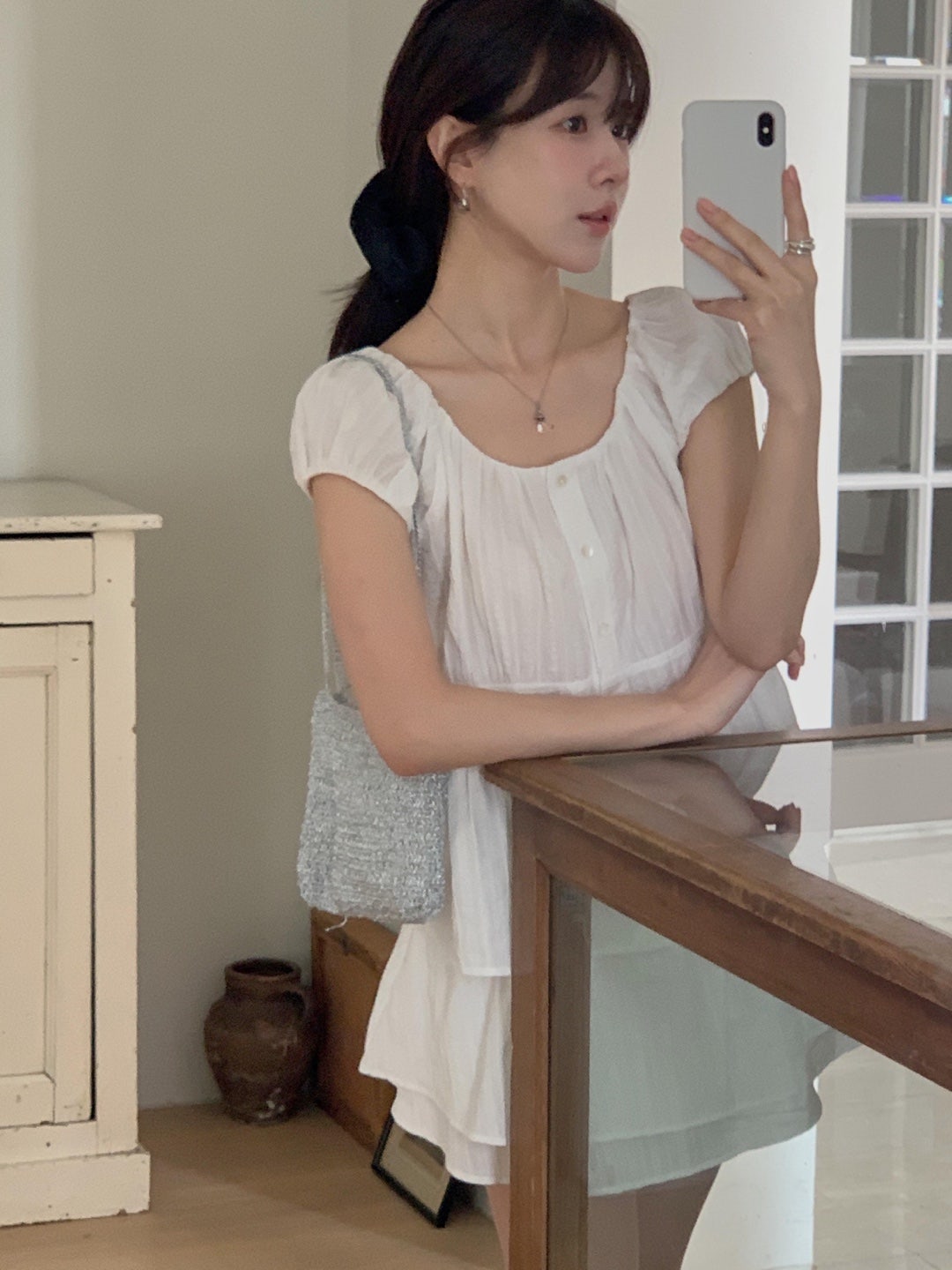 Bigi blouse&skirt-2col