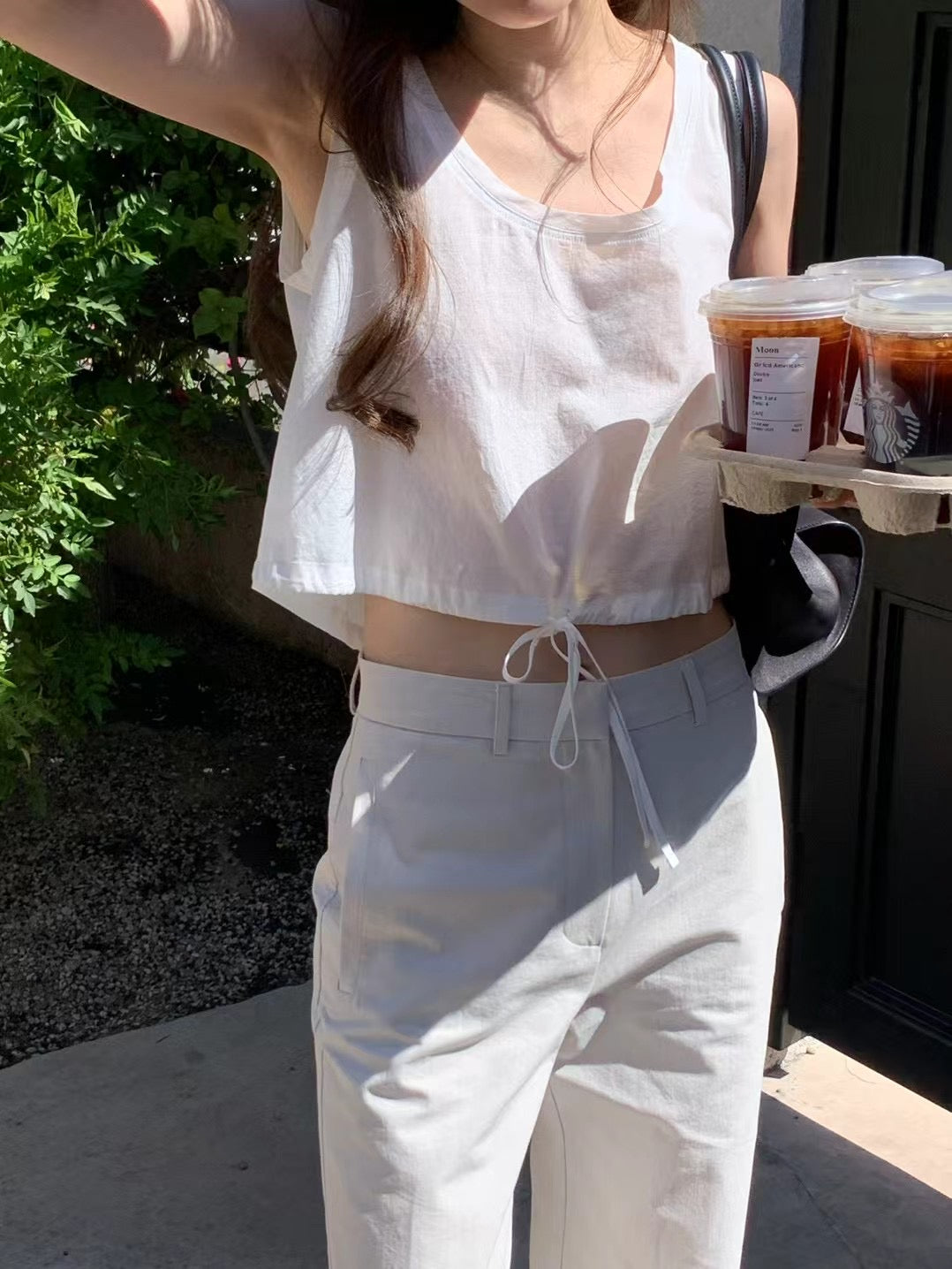 Ounce string blouse-2col