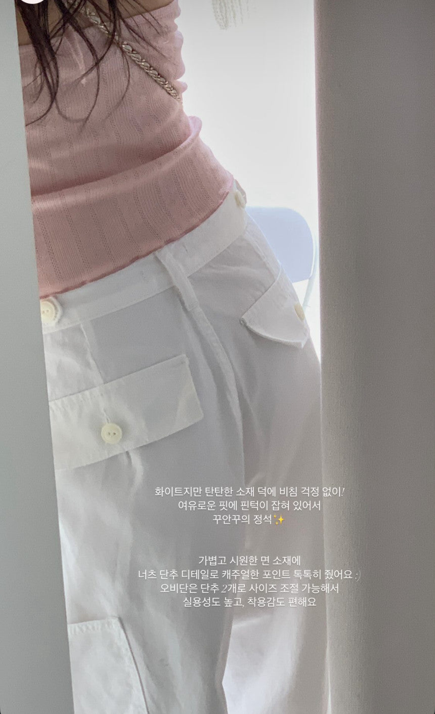 cargo cotton pants