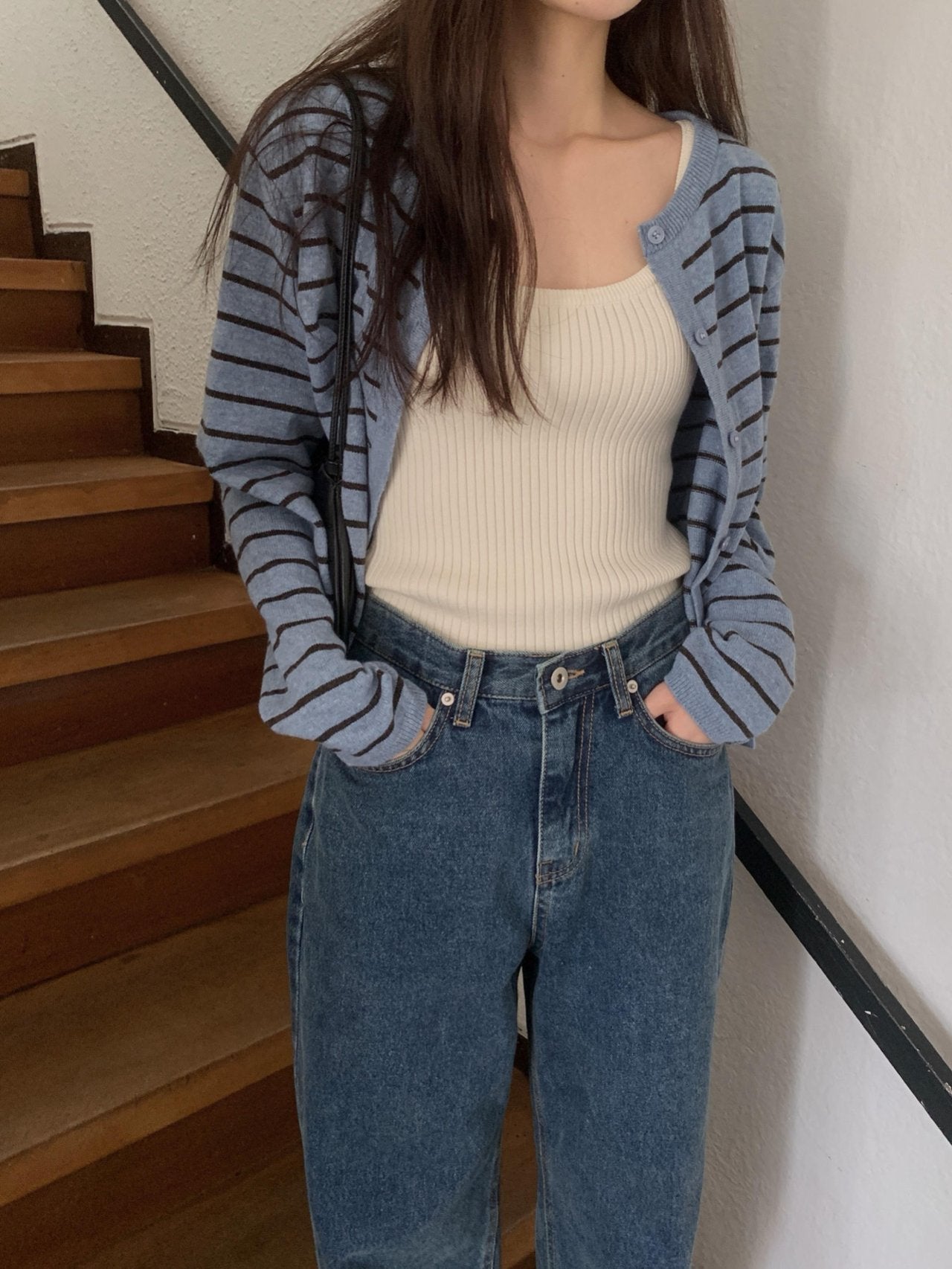S.T cardigan-3col