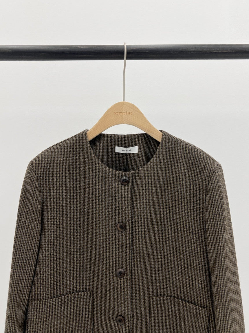 Celine wool no collar jacket