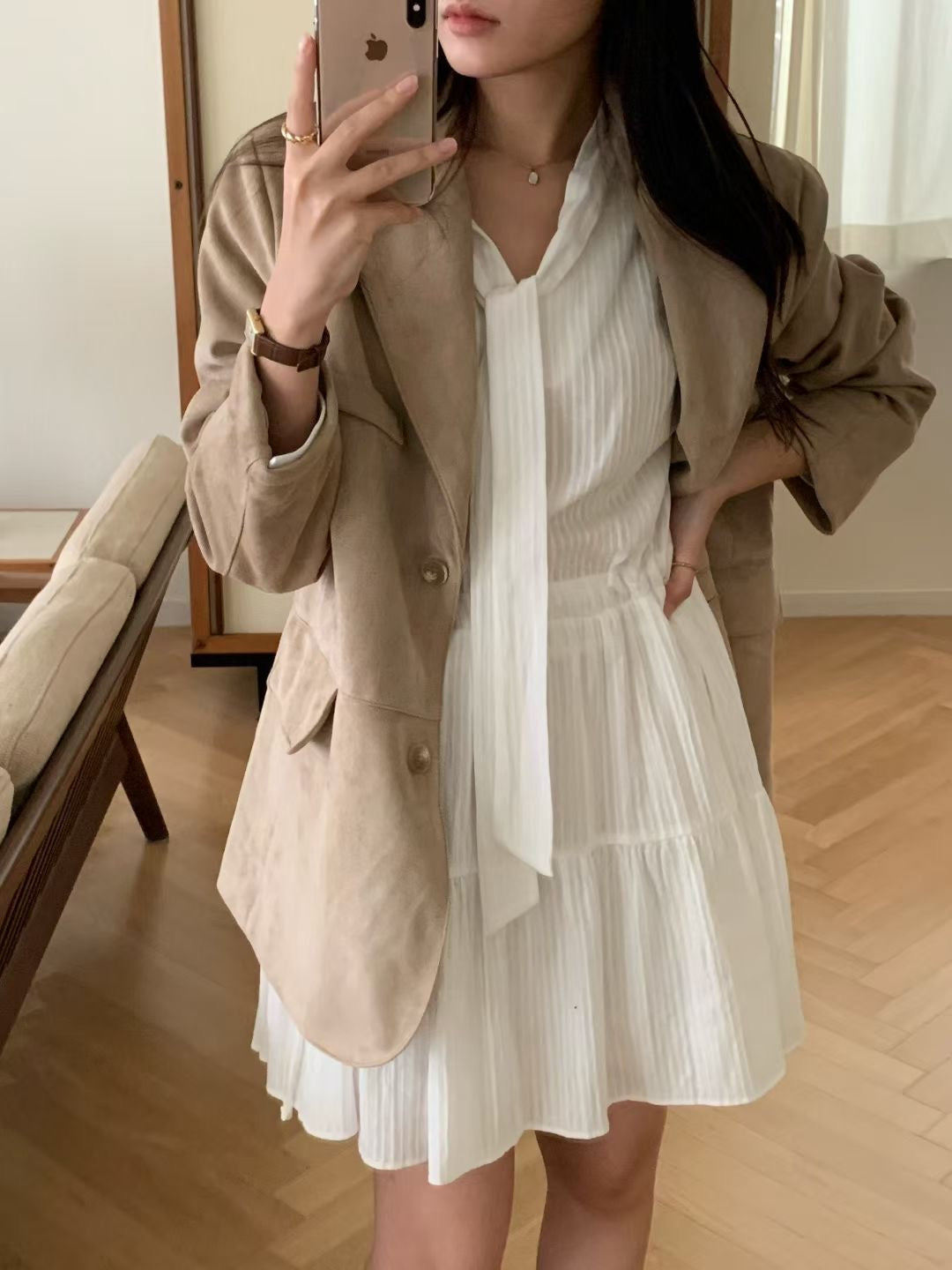 Boehm suede jacket-2col